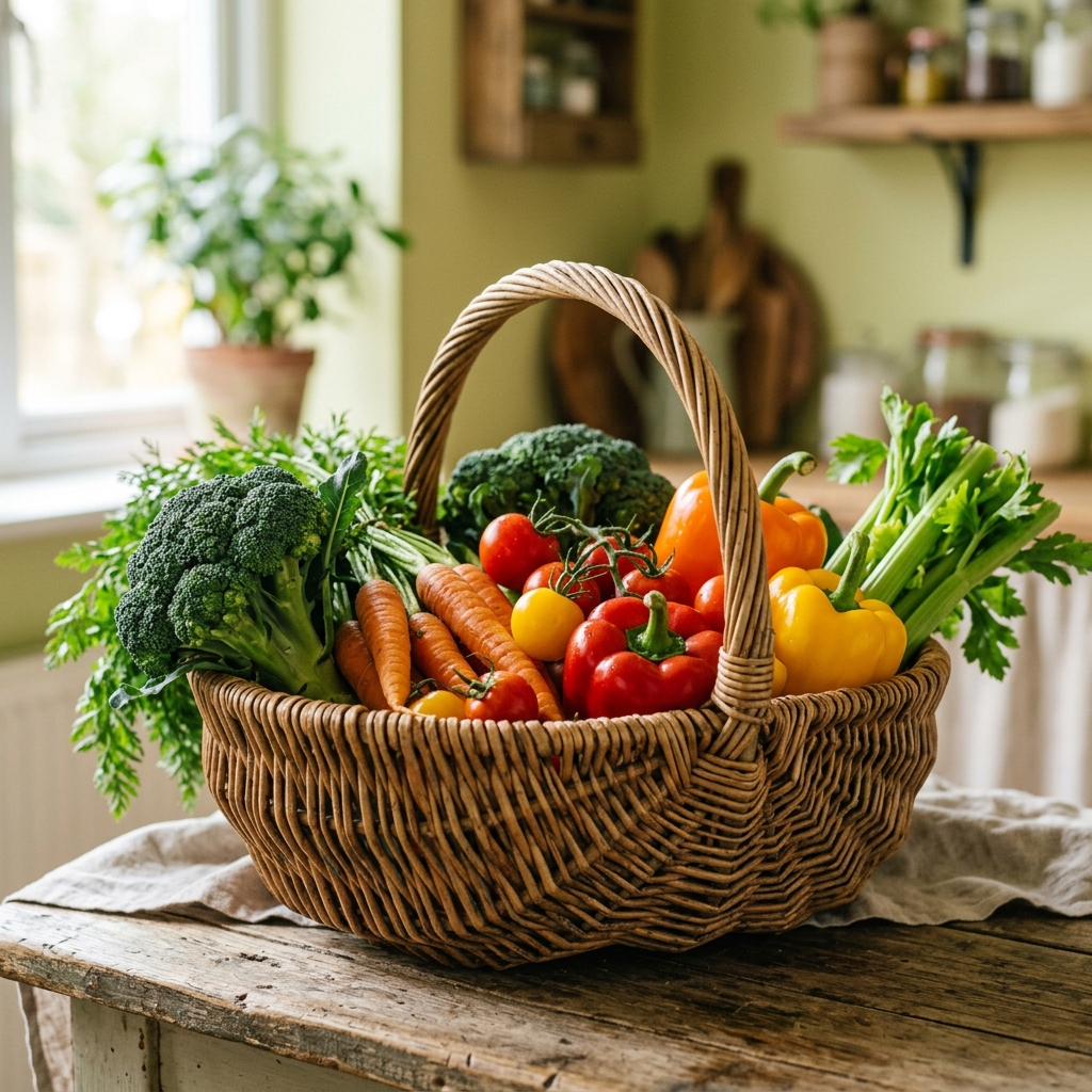 Fresh Vegetables Basket